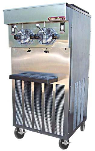 SaniServ DF200 DuraFreeze 7 Qt. Countertop Soft Serve Ice Cream Machine  with 1 Hopper - 115V