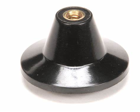 Saniserv 64457 Knob, Spigot Handle, Black, SP10